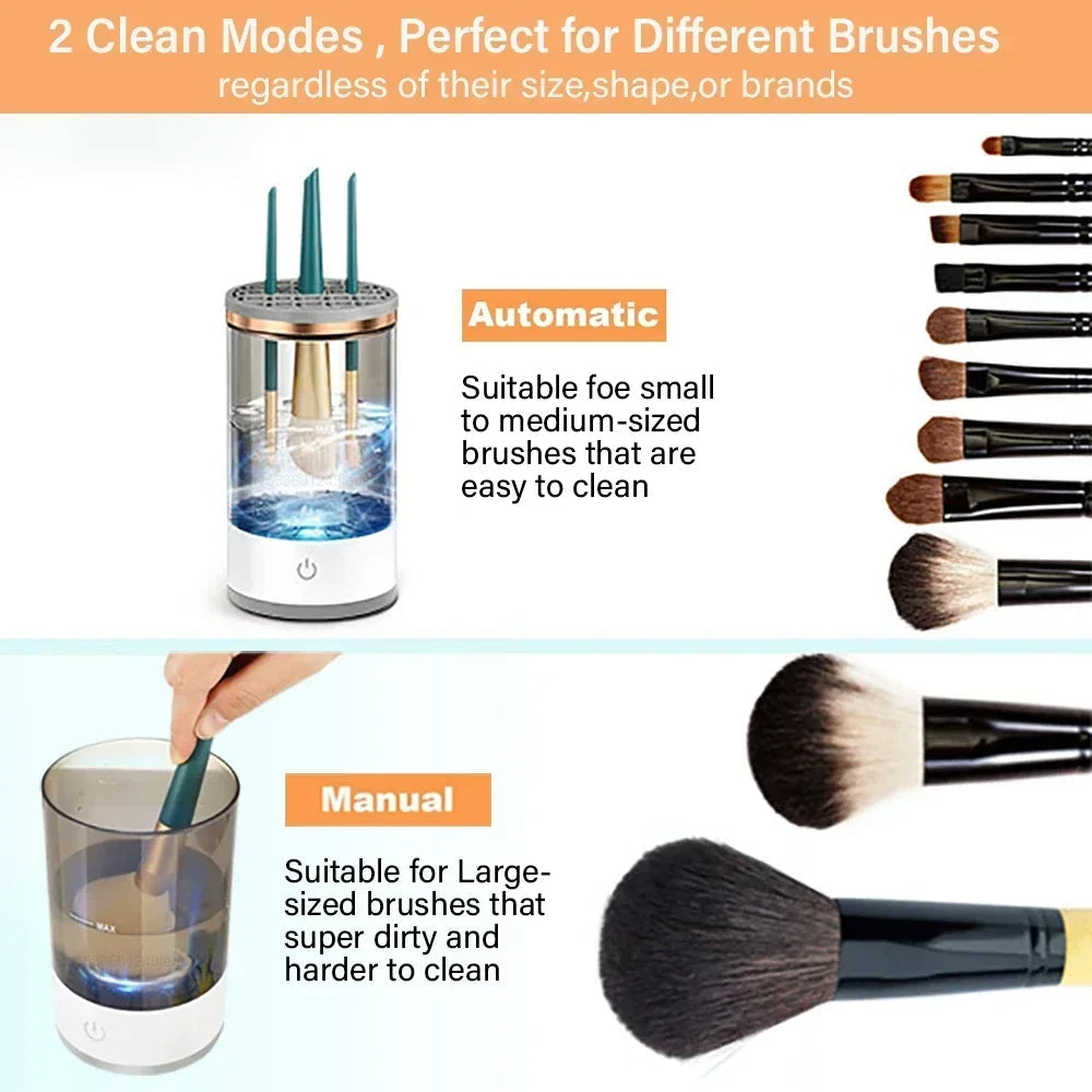 Electric Makeup Brush Cleaner | فرشاة تنظيف مكياج كهربائية