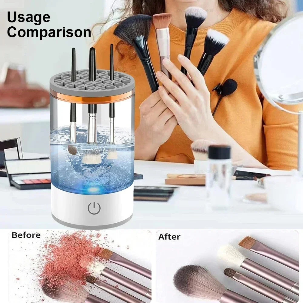 Electric Makeup Brush Cleaner | فرشاة تنظيف مكياج كهربائية