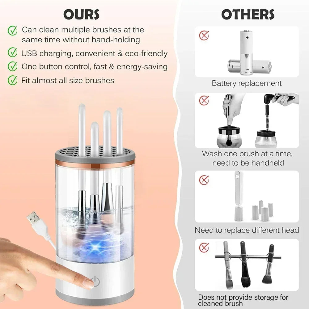 Electric Makeup Brush Cleaner | فرشاة تنظيف مكياج كهربائية